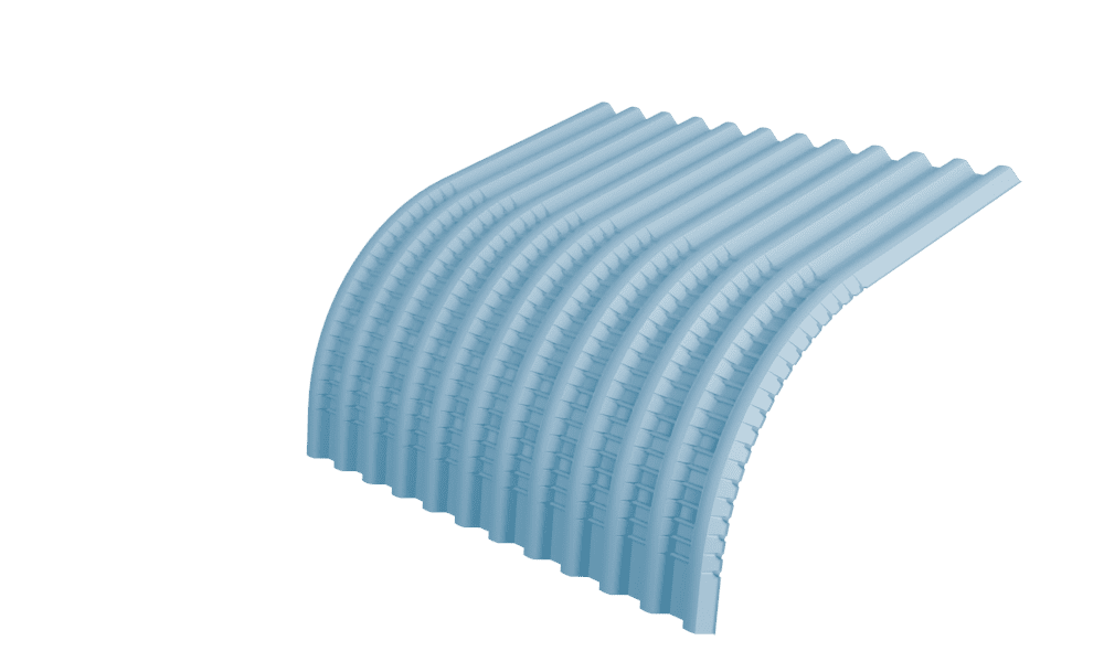 Ideal x series curve span