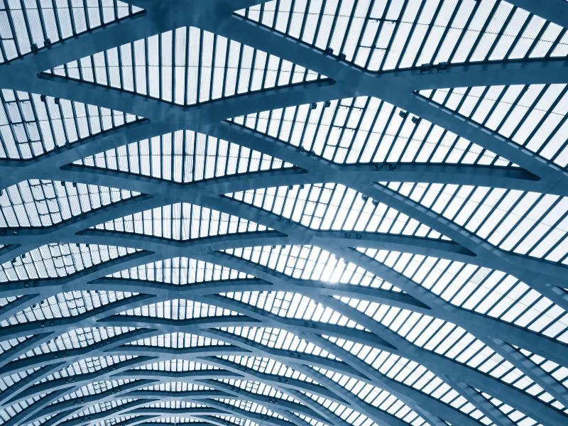 Atap lengkung spandek baja ringan